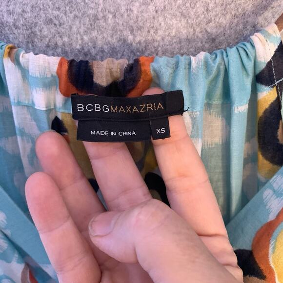 BCBGMAXAZRIA Women's Sundress Floral Adjustable Straps Size XS - Picture 10 of 12